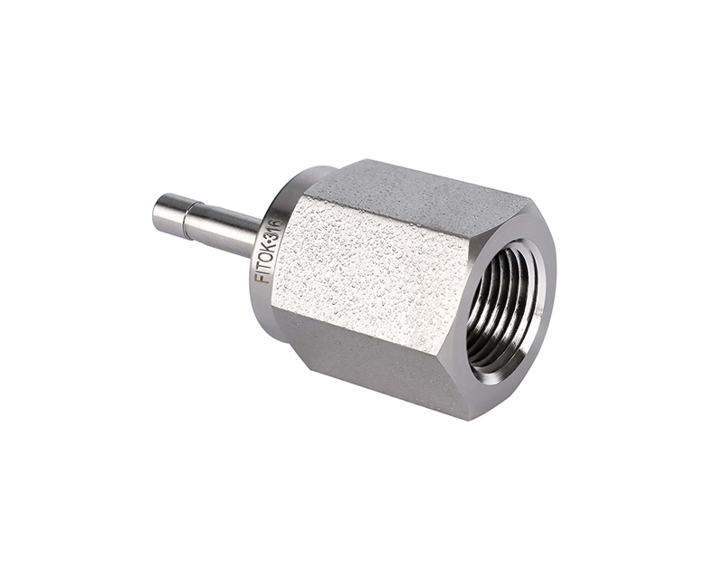 316 SS, FITOK 6 Series Tube Fitting, Female Adapter, 1" O.D. × 3/4 Female NPT.